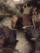 Ilja Jefimowitsch Repin The Washer Women oil painting artist